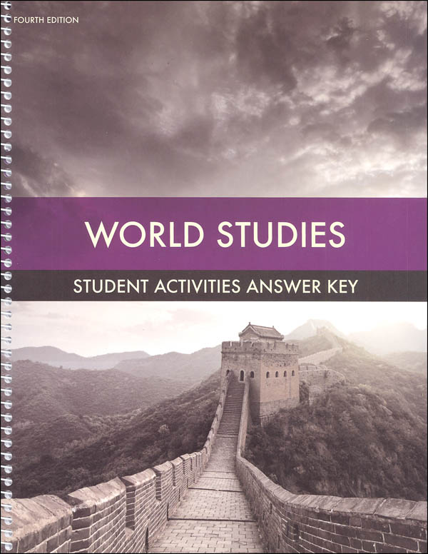 World Studies Student Activity Manual Answer Key 4th Edition