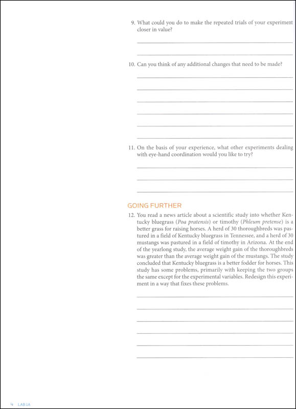 Biology Student Lab Manual 5th Edition BJU Press 9781628560237