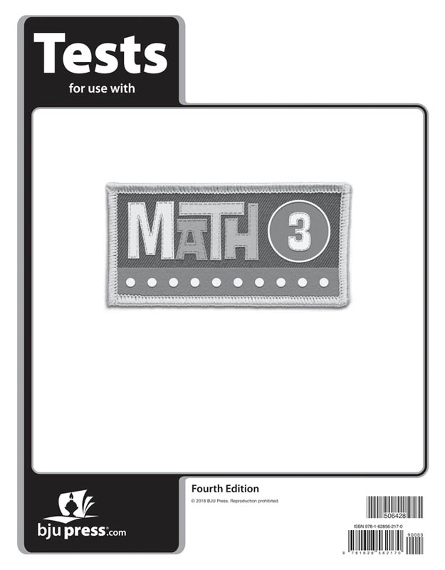 Math 3 Tests 4th Edition