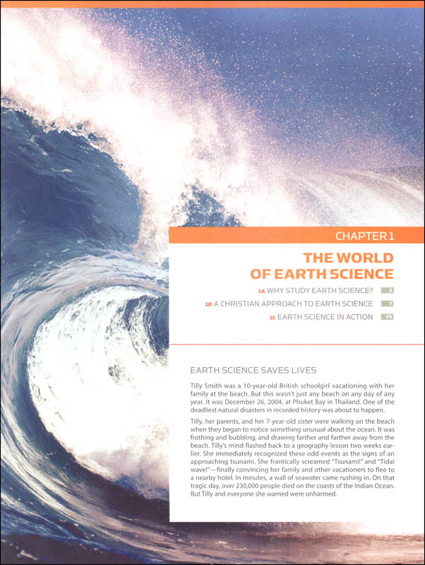 Earth Science Student Text 5th Edition | BJU Press | 9781628562835