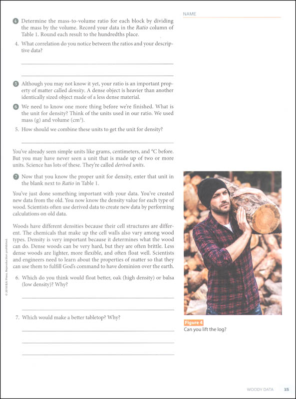 Earth Science Student Lab Manual 5th Edition BJU Press 9781628562842