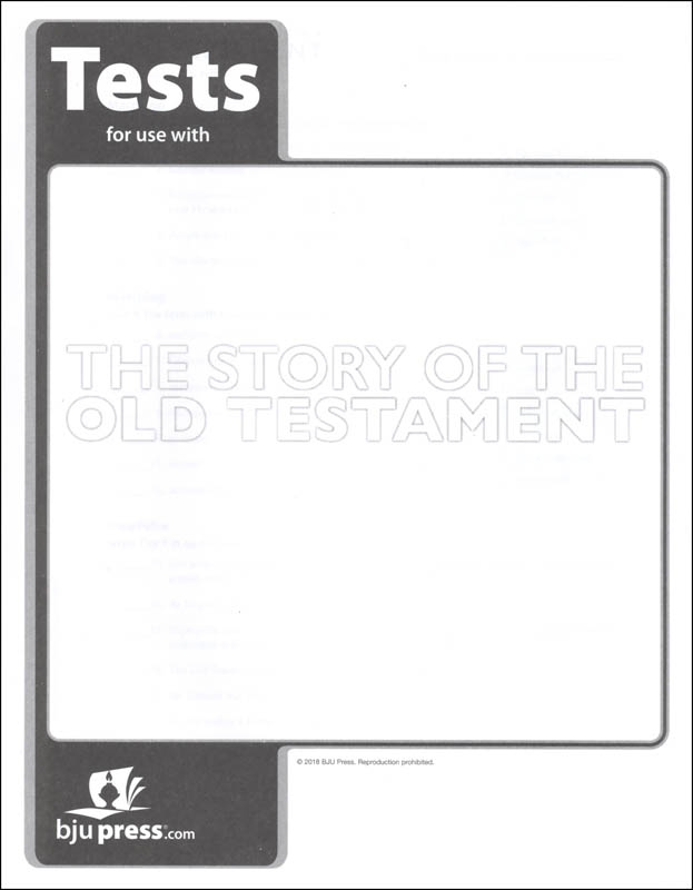 Bible 7: Story of the Old Testament Tests 1st Edition