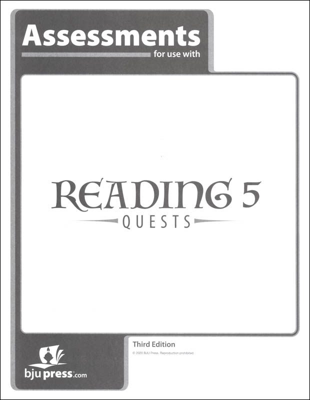 Reading 5 Assessments 3rd Edition