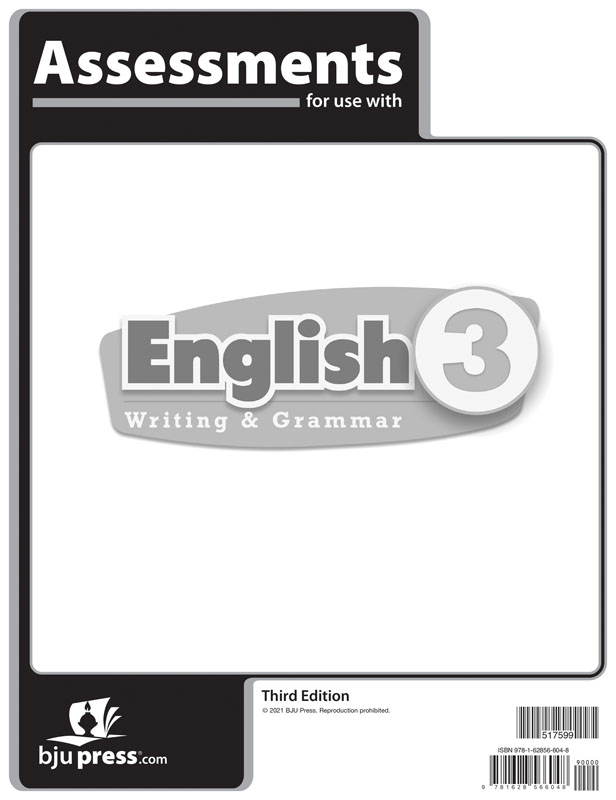 English 3 Assessments 3rd Edition