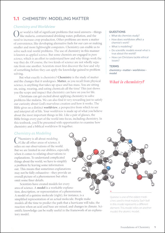 Chemistry Student Edition 5th Edition | BJU Press | 9781628566864