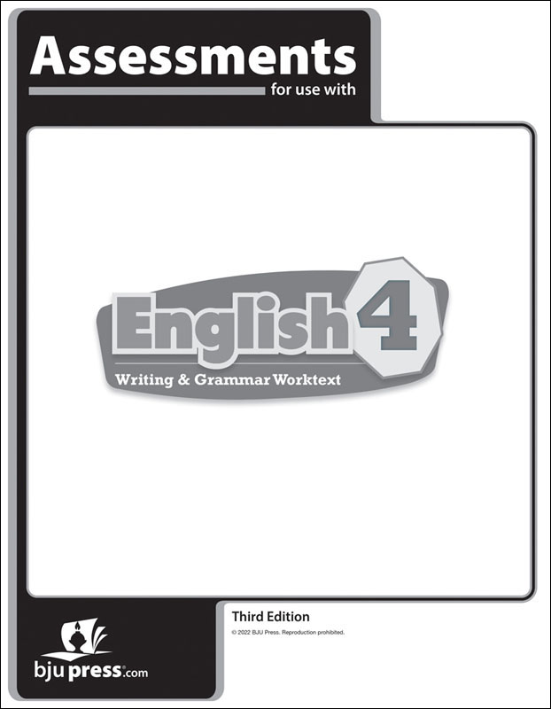 English 4 Assessments 3rd Edition