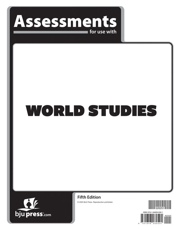 World Studies Grade 7 Assessments (5th Edition)