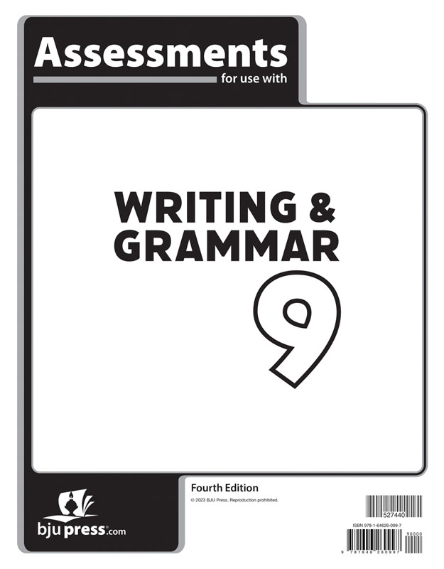 Writing & Grammar 9 Assessments 4th Edition