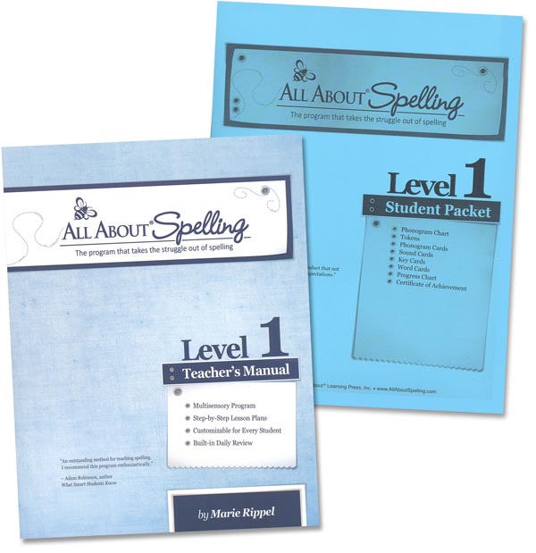 all-about-spelling-level-1-materials-all-about-learning-press