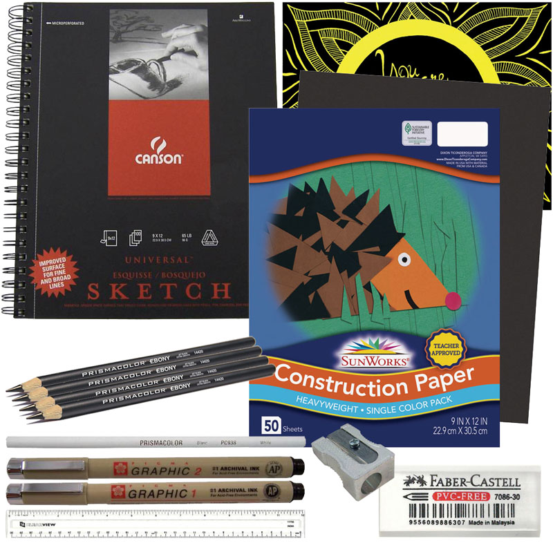 Artistic Pursuits Grades 4-5 Book 1 (3rd Edition) Art Supply Bundle