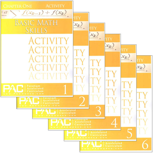 Basic Math Skills Activities Package (Chapters 1-6)