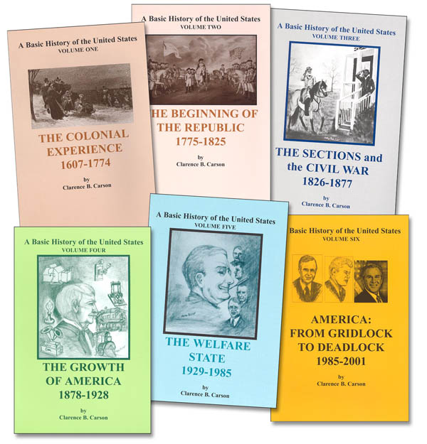 Basic History of the United States Volumes 1-6