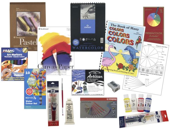 Book of Many Colors Deluxe Package with Art Materials