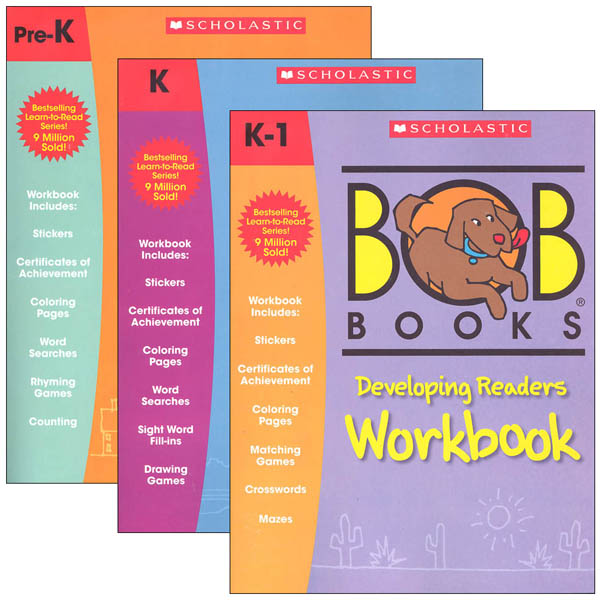 Bob Books Workbooks - Set of 3