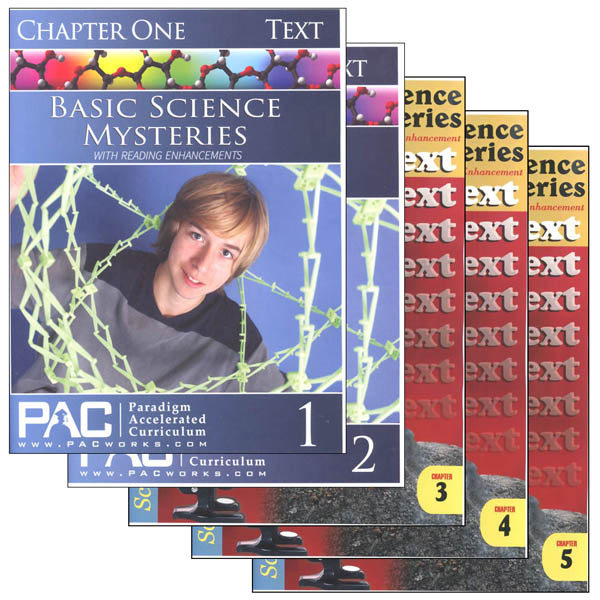 Basic Science Mysteries Text Package (Chapters 1-5)