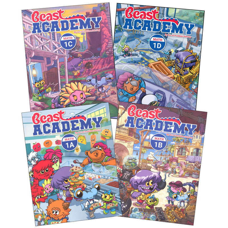 Beast Academy Level 1 Curriculum Package Art of Problem Solving