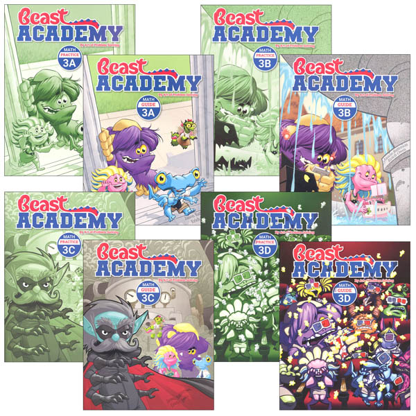 Beast Academy Grade 3 Curriculum Package