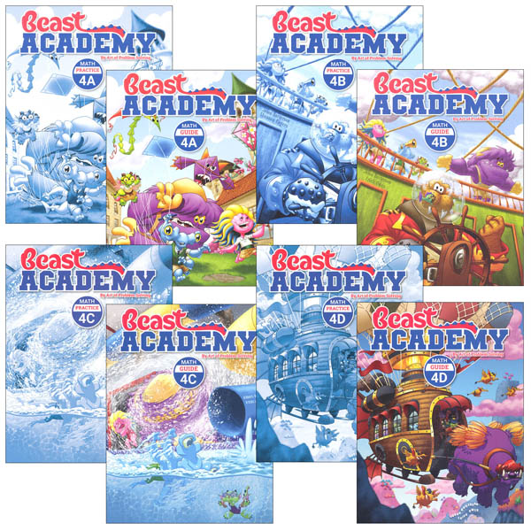 Beast Academy Level 4 Curriculum Package
