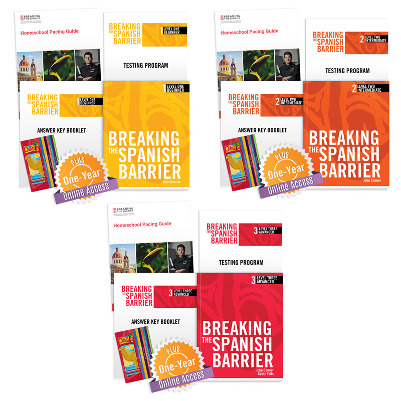 Breaking the Spanish Barrier Levels 1-3 Package