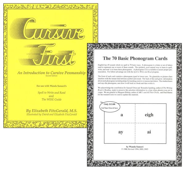 Cursive First & Phonogram Cards Package