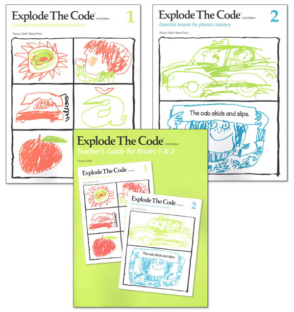 Explode the Code Books 1-2 with Teacher Guide (2nd Edition)