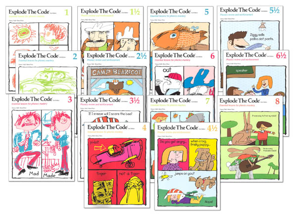 Explode the Code Books 1-8 (including 1/2s) (2nd Edition)
