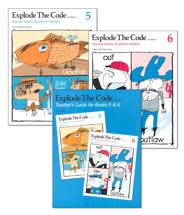 Explode the Code Books 5 & 6 with Teacher Guide (2nd Edition)