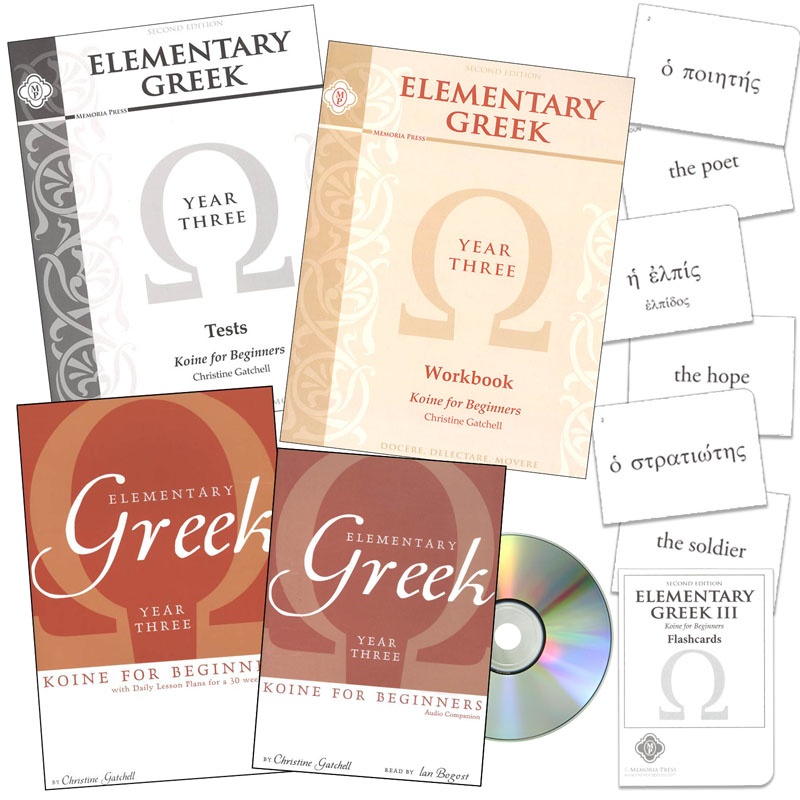 Elementary Greek Koine for Beginners - Year 3 Set