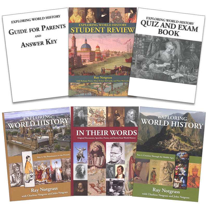 Exploring World History Package with Quiz & Exam Book