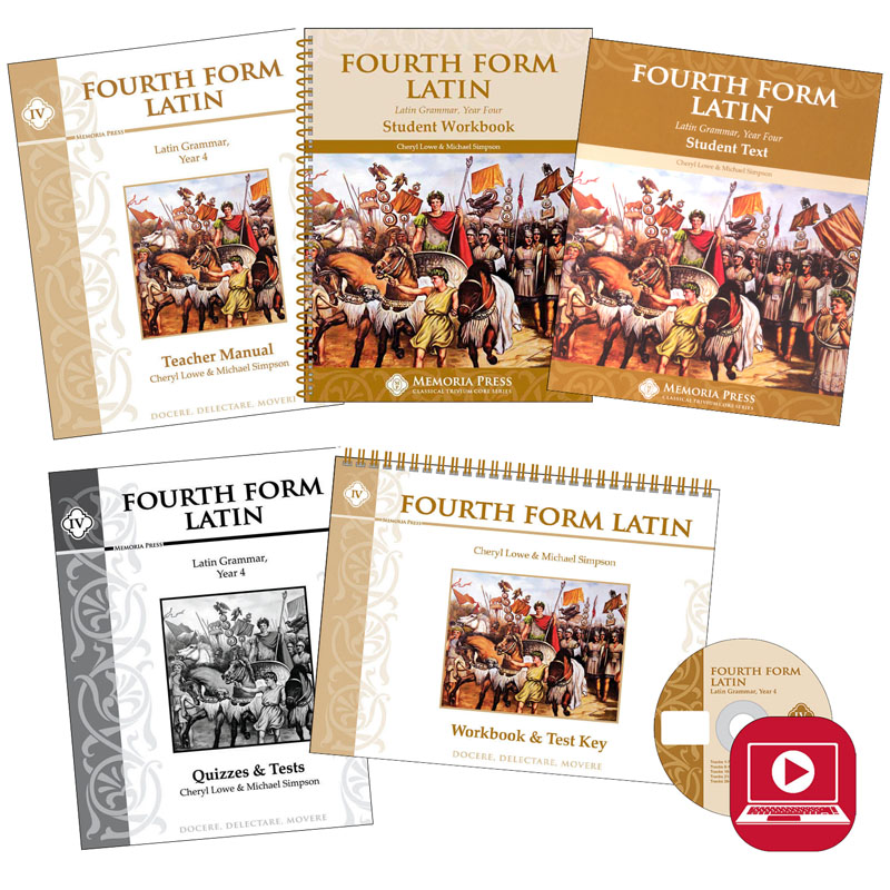 Fourth Form Latin Text Set | Memoria Press