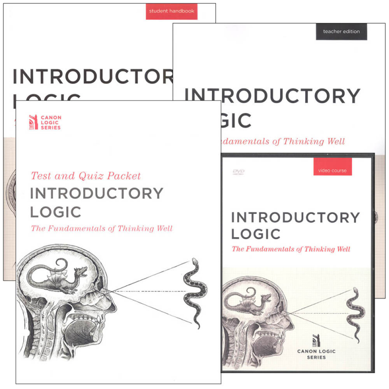 Introductory Logic: The Fundamentals of Thinking Well Homeschool Package (with DVD Set)