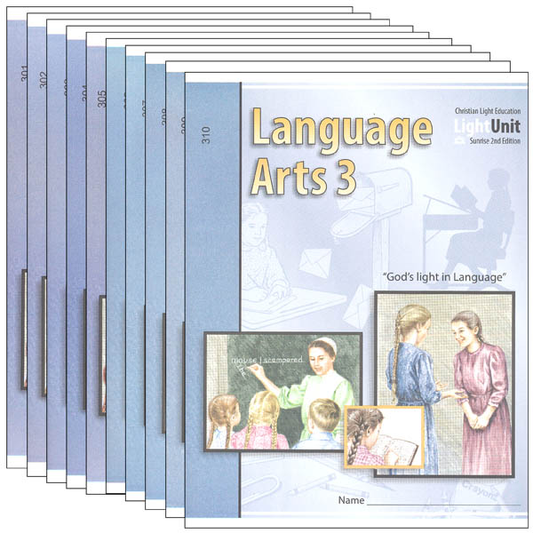 Language Arts LightUnit 301-310 Set Sunrise 2nd Edition