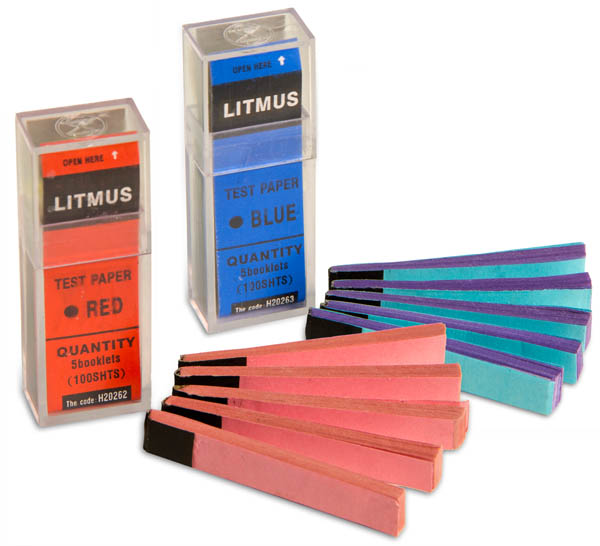Litmus Paper - 100 Each of Red and Blue Strips