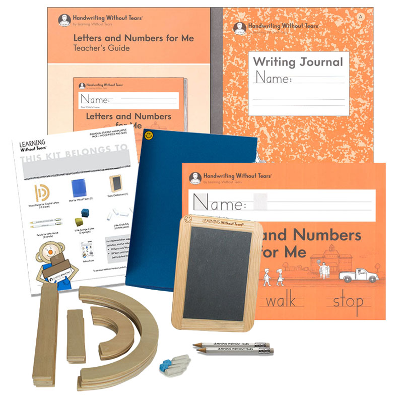 Letters & Numbers for Me Books and Manipulative Pack 2