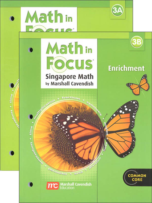 Math in Focus Grade 3 Enrichment A and B Set