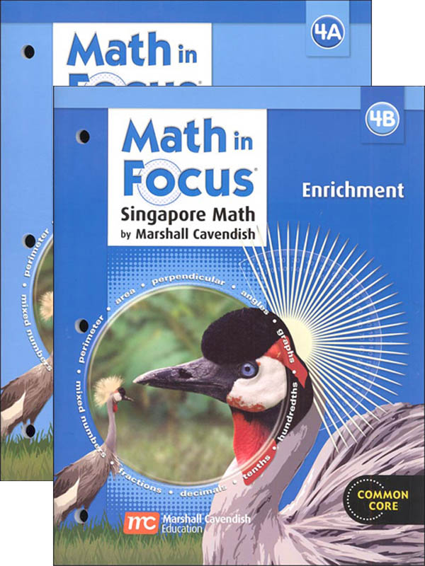 Math In Focus Grade 4 Enrichment A And B Set | Marshall Cavendish