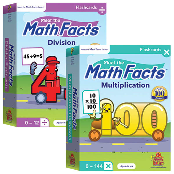 Meet the Math Facts Multiplication & Division Flashcards Package