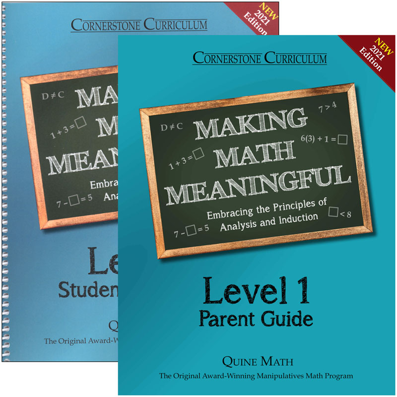 Making Math Meaningful 1 Parent/Teacher Combo Set (2023 edition)