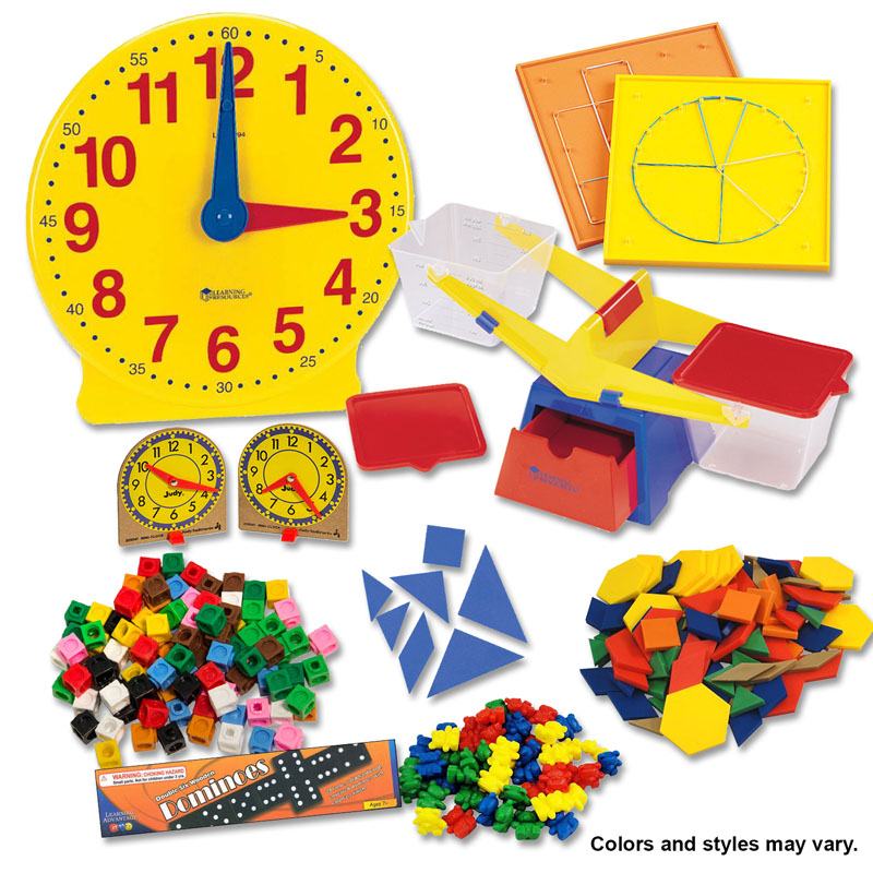 Manipulative Kit K (Basic Plastic Pattern Blocks, Optional Items)