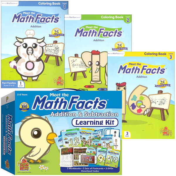Preschool Prep CompanyMeet the Math Facts Addition & Subtraction Learning Kit 