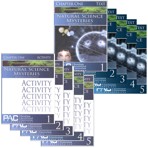 Natural Science Mysteries Text & Activities Package (Chapters 1-5)