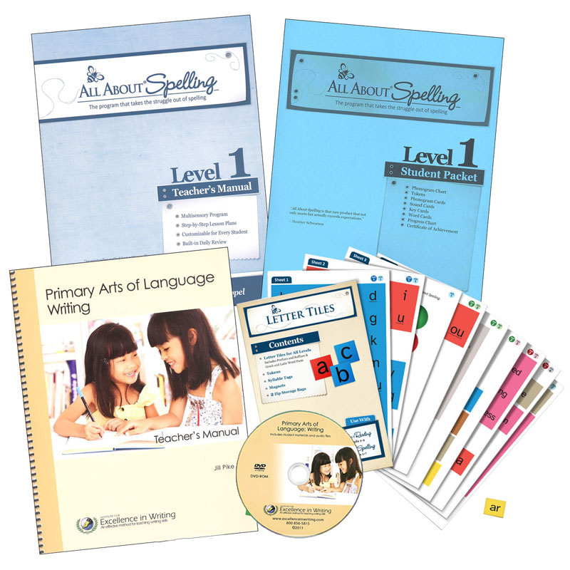 Primary Arts of Language - Writing Package