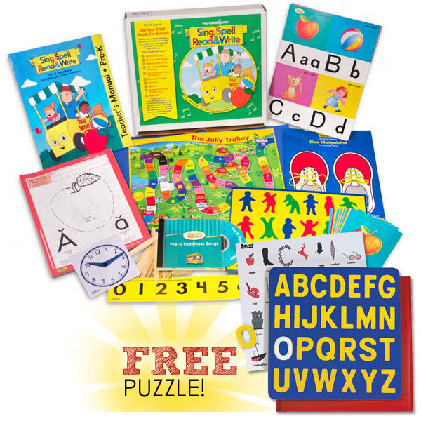 Sing, Spell, Read & Write Preschool Kit with FREE Lauri A-Z Uppercase ...