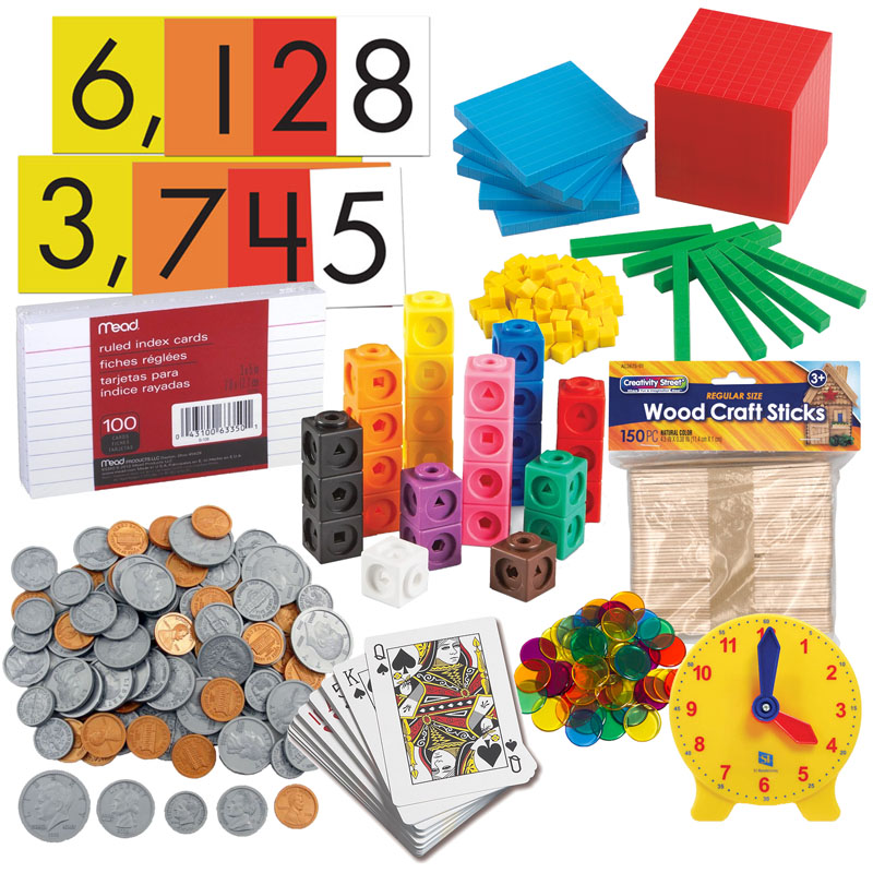 Primary Math 2022 K-1 Add-on Manipulative Package