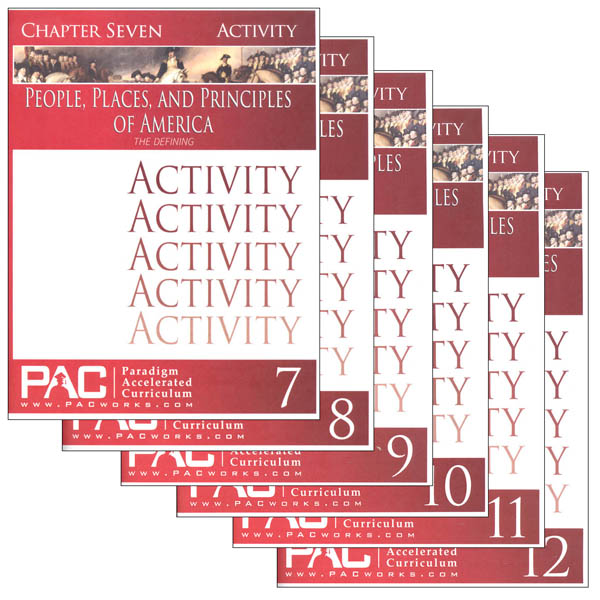 People, Places & Principles America Activities Package Year 2 (Chapters 7-12)