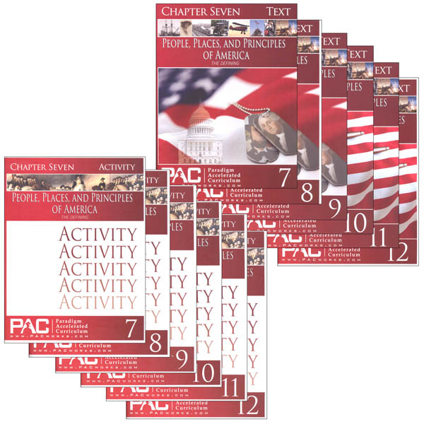 People, Places & Principles America Text & Activities Package Year 2 (Chapters 7-12)