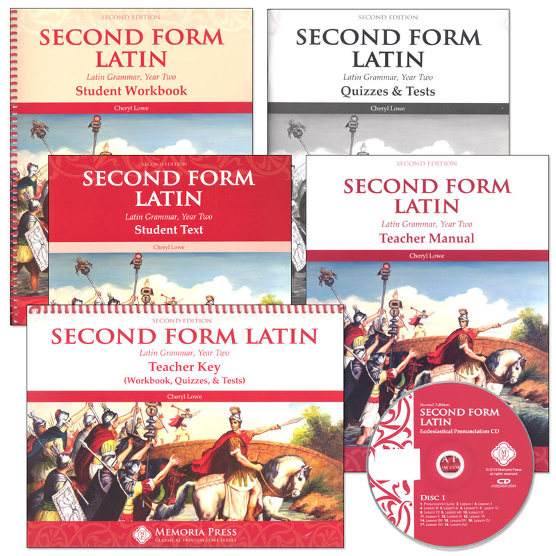 Second Form Latin Text Set