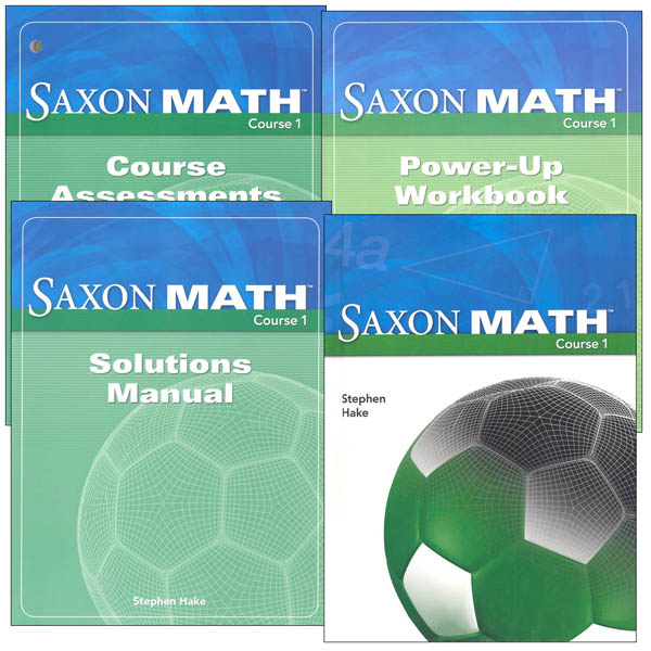 Saxon Math Course 1 Homeschool Kit
