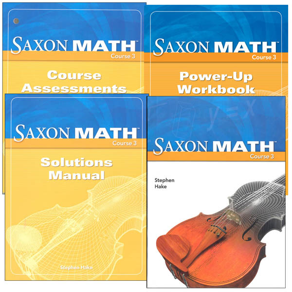 Saxon Math Course 3 Homeschool Kit