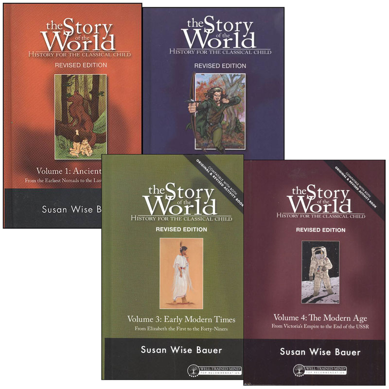 Story of the World Volume 1-4 Set (hardcover)